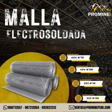 MALLA ELECTROSOLDADA 3X3-4X4 GALVANIZADA PROMINE PERÚ